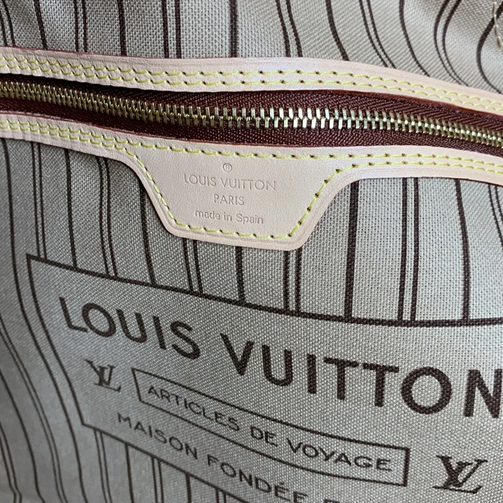 Louis Vuitton neverfull Mono MM with pouch - Picture 6 of 12